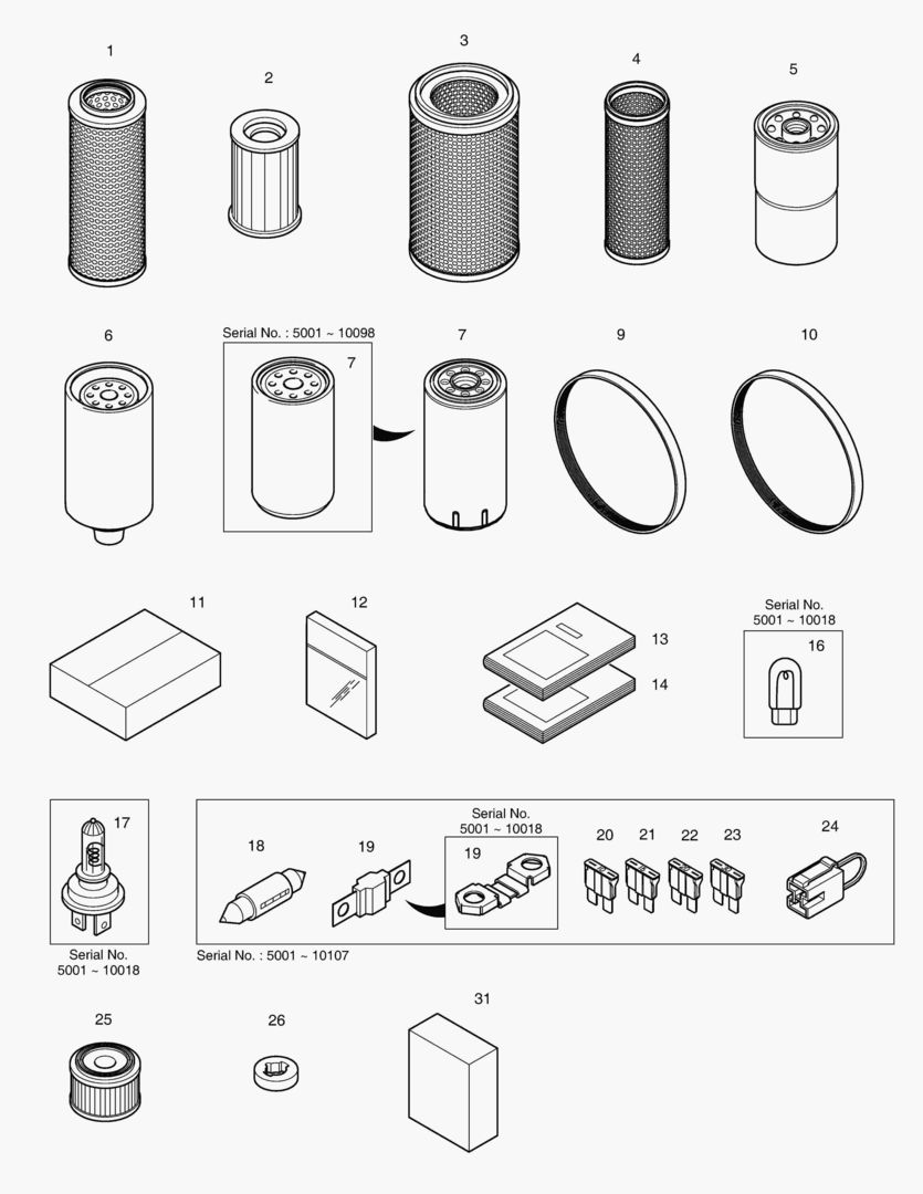 Спецтехника 5110 SPARE PARTS - главное фото