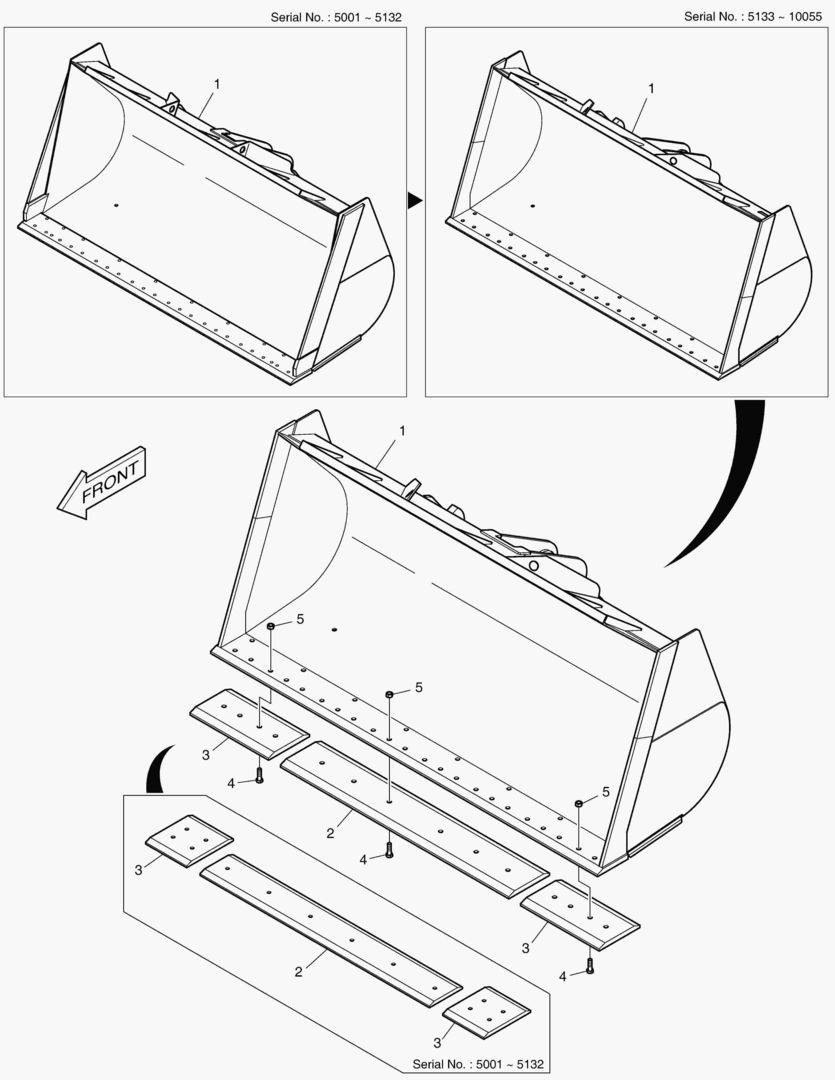 5370 BUCKET-4.5гЋҐ - CUTTING EDGE