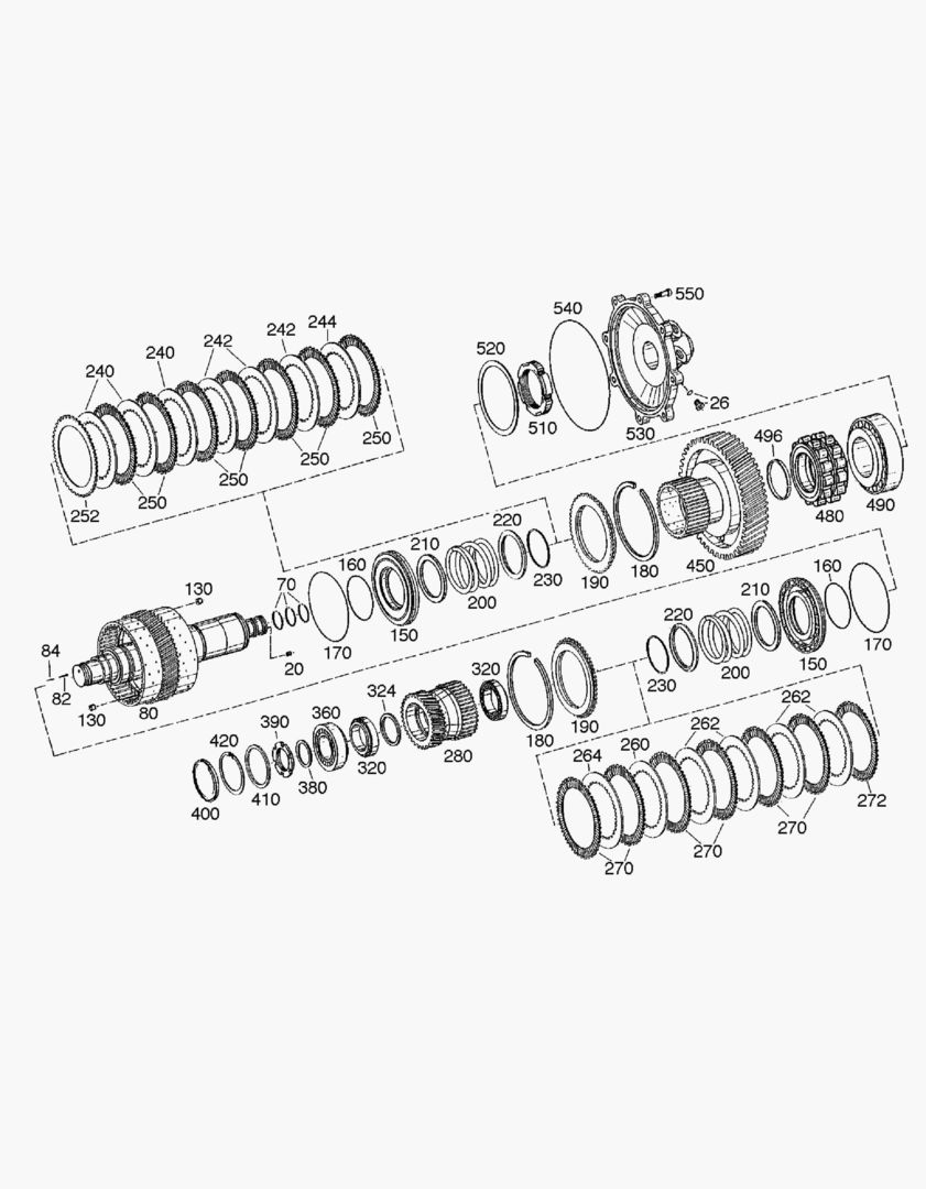 Схема 3160 CLUTCH-K4+K3(3) [1001~1396]