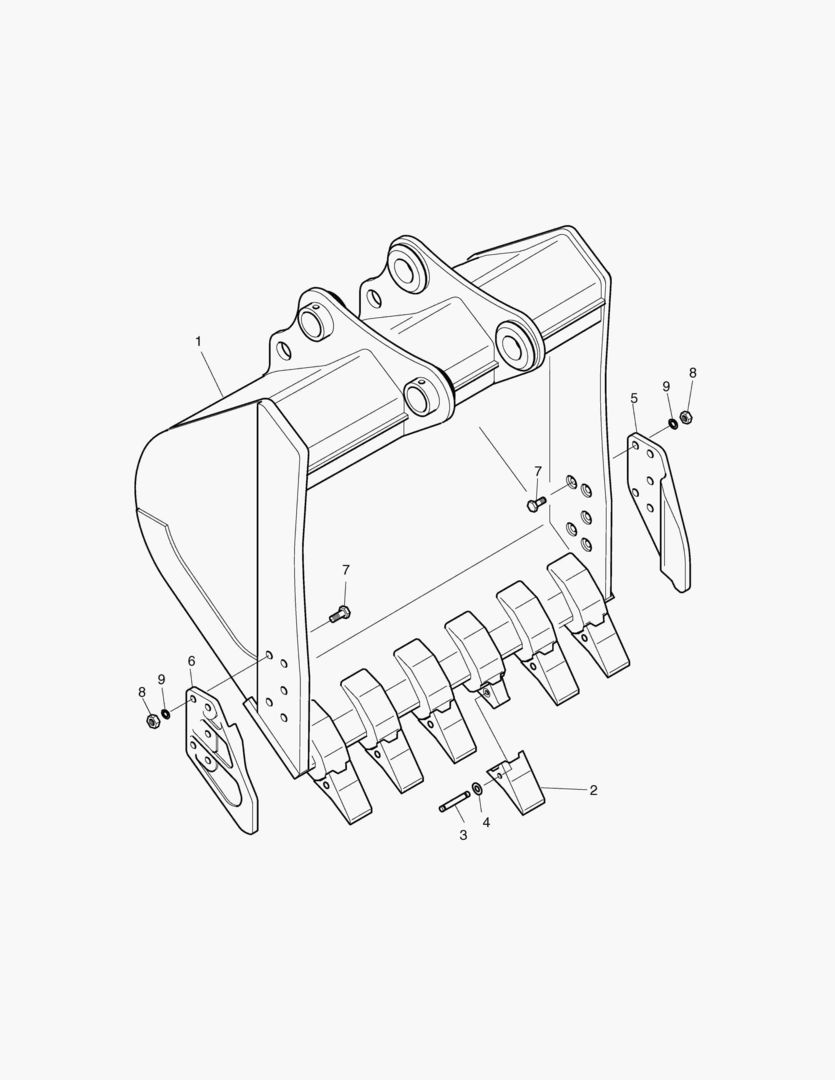 Спецтехника 6140 BUCKET-1.17mВі