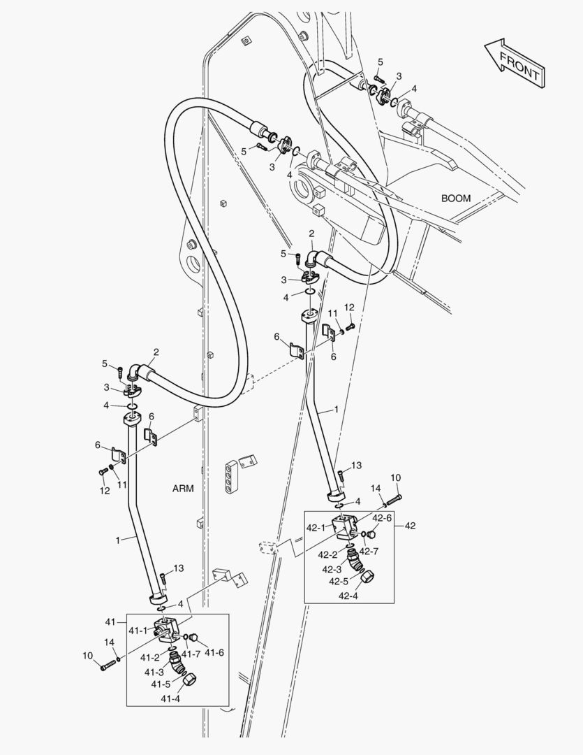 Спецтехника 6540 ARM PIPING - ONE & TWO WAY(ARM 3.5m) - главное фото