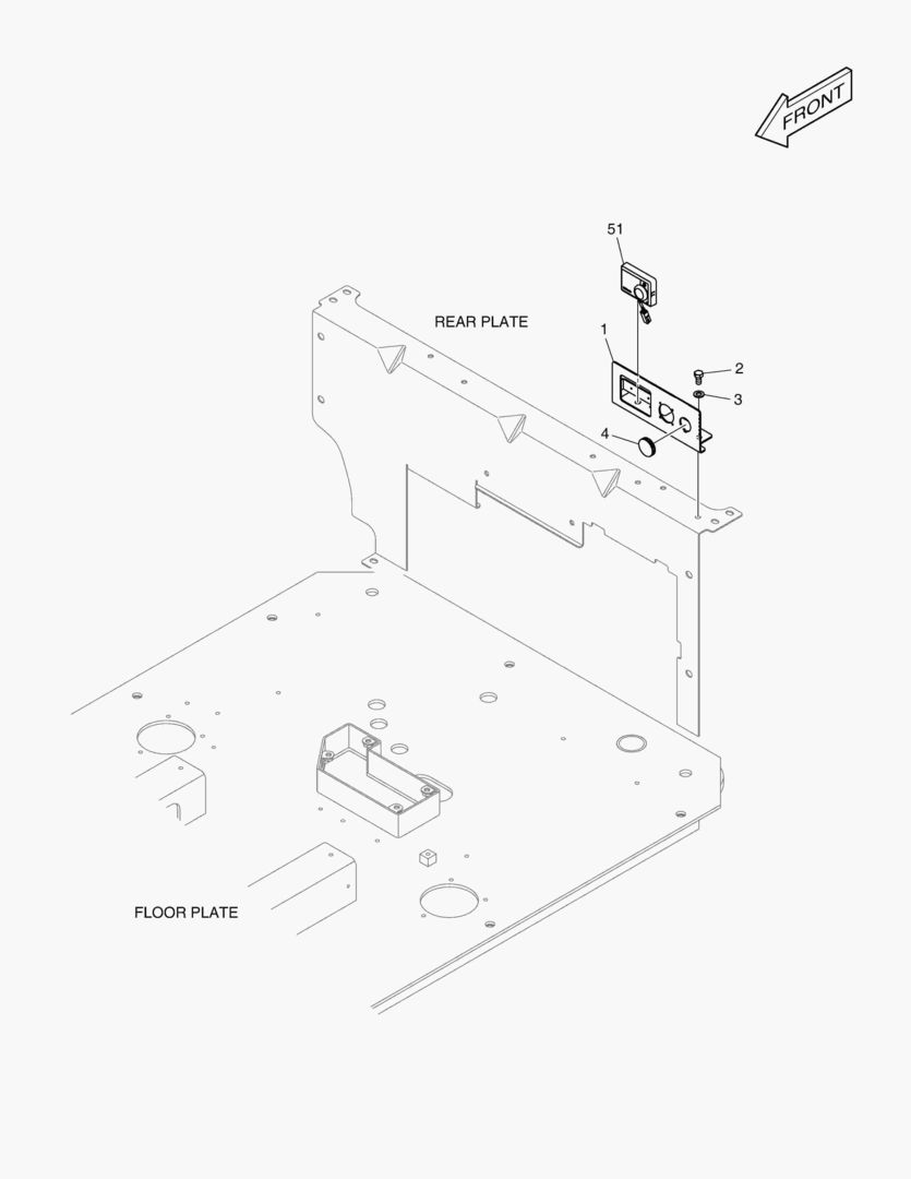 7330 HEATER COVER - ROPS(DIESEL HEATER)