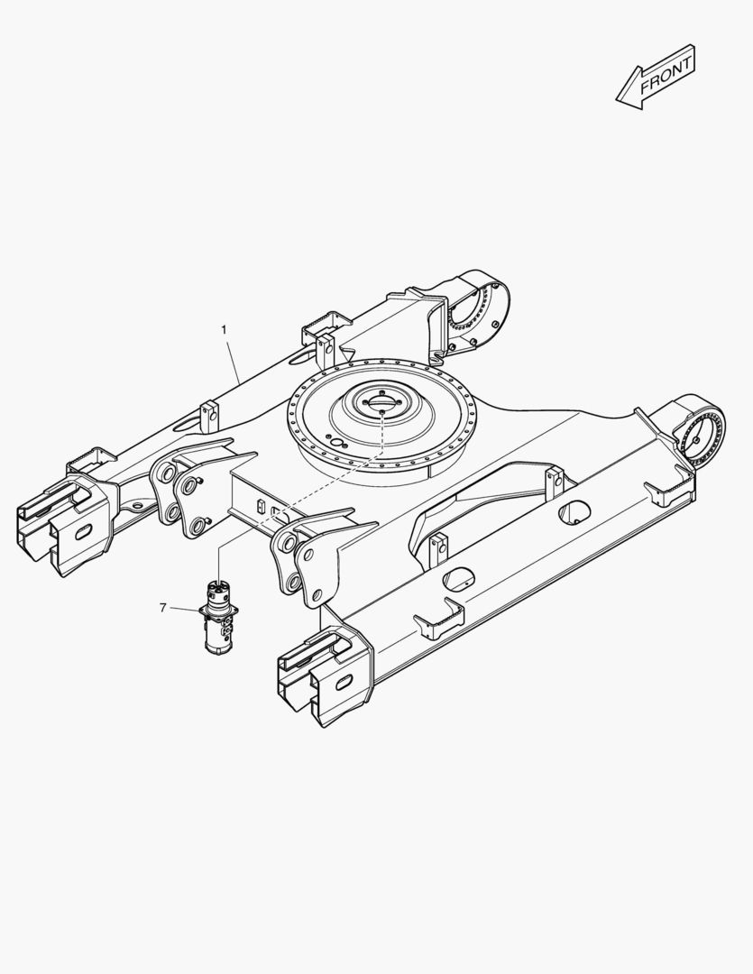 РАМА ГУСЕНИЦЫ - БУЛЬДОЗЕР