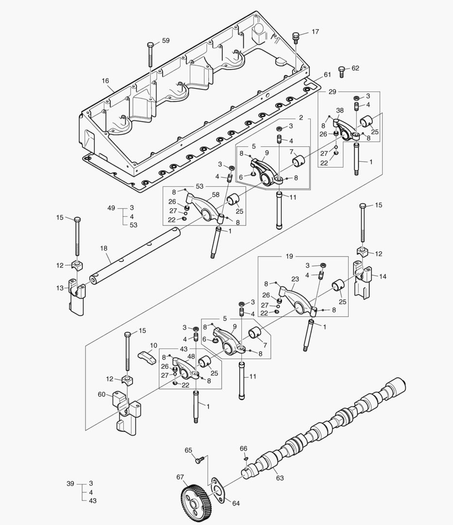 018 ROCKER ARM & CAM SHAFT(T-3)