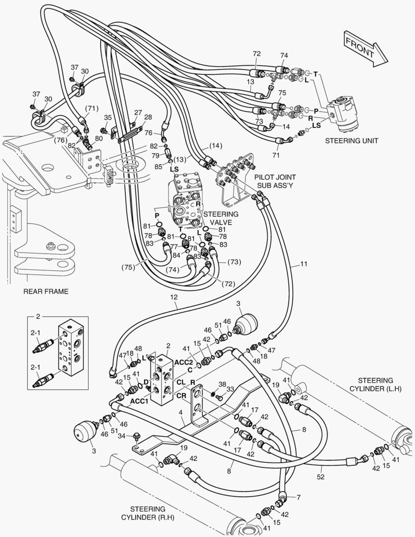 ПАТРУБКИ РУЛЕВОГО УПРАВЛЕНИЯ (2)