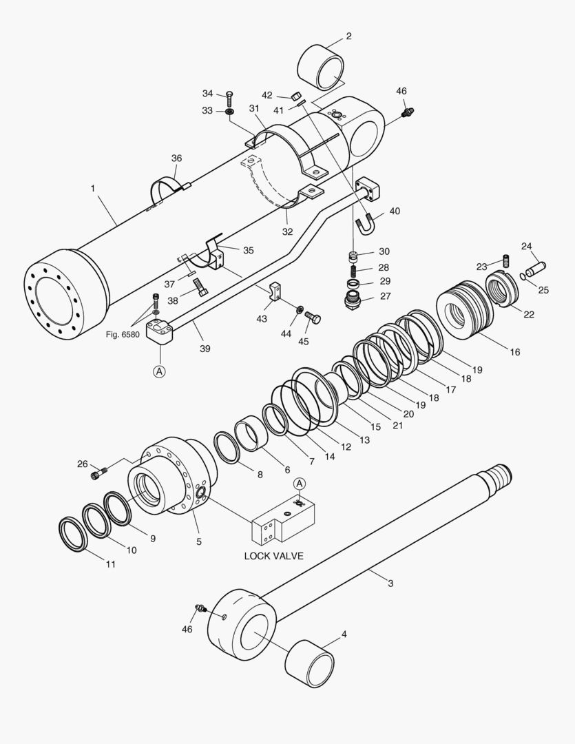 4320 ARM CYLINDER-LOCK VALVE [1001~2299]