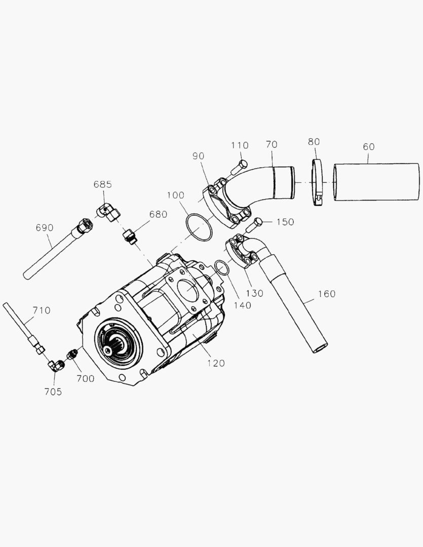 G190-14 MAIN HYDRAULIC PUMP