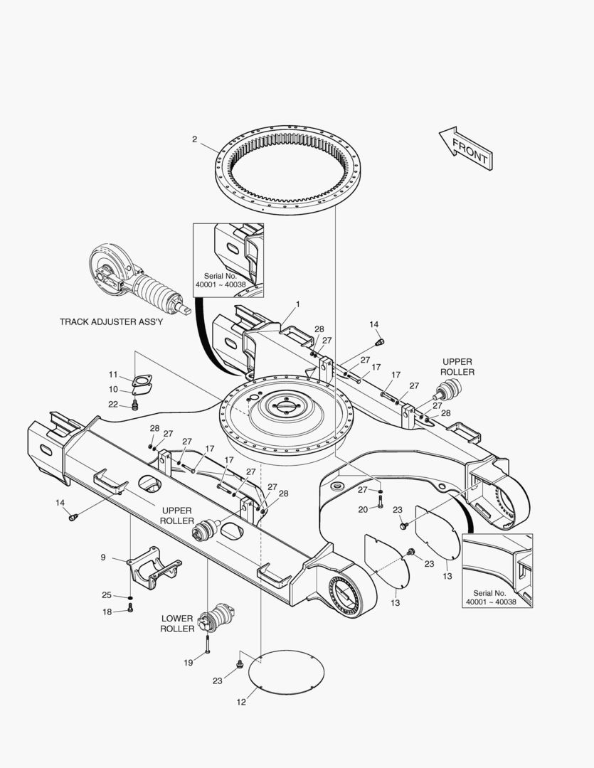 РАМА ГУСЕНИЦЫ