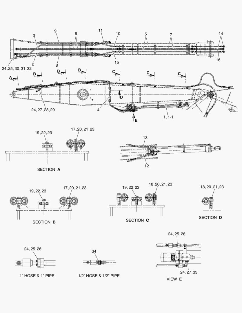 ГИДРОСИСТЕМА СТРЕЛЫ