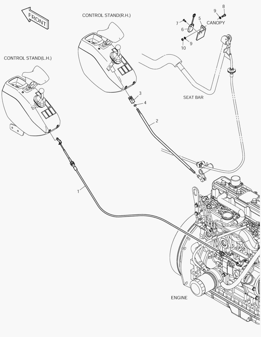 6520 THROTTLE & PARKING - JOYSTICK