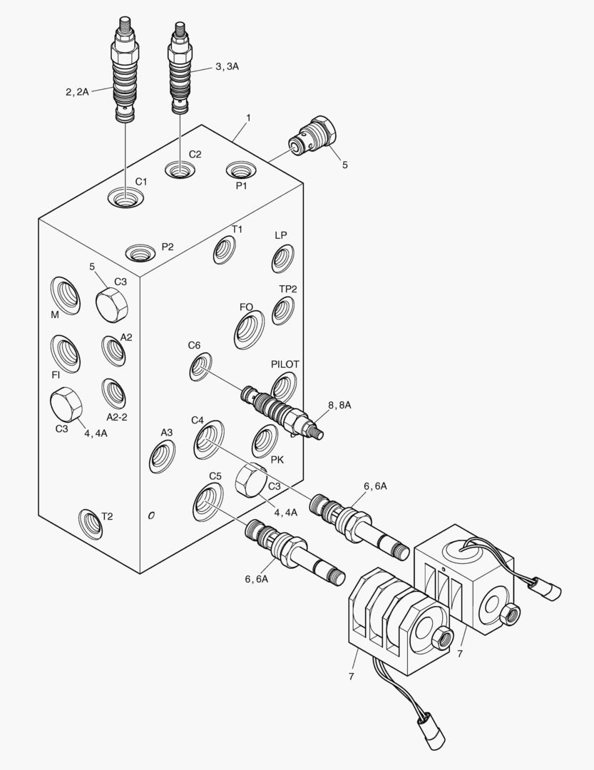 3410 BRAKE & PILOT SUPPLY VALVE