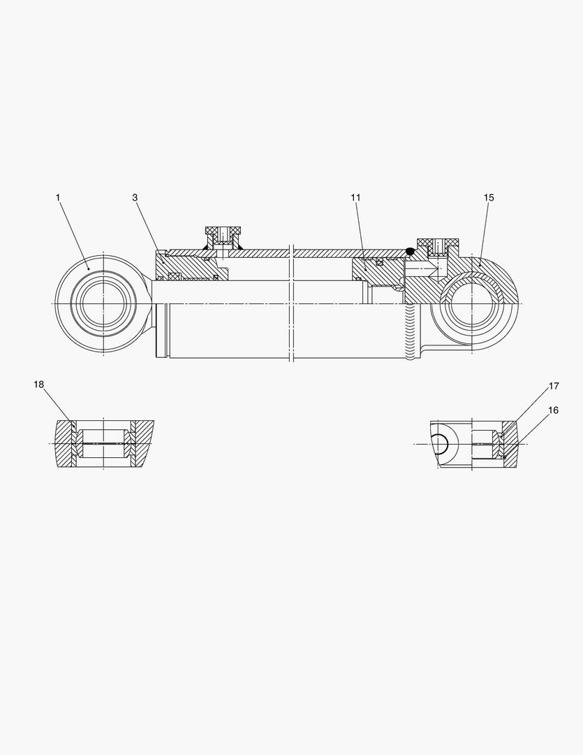 3295 STEERING CYLINDER(DY)