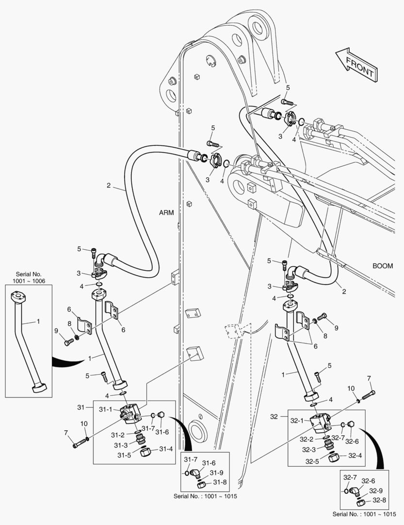 Спецтехника 7120 ARM PIPING - ARM 2.3m(ONE & TWO WAY) - главное фото