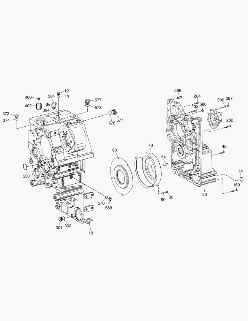 КОРПУС КОРОБКИ ПЕРЕДАЧ