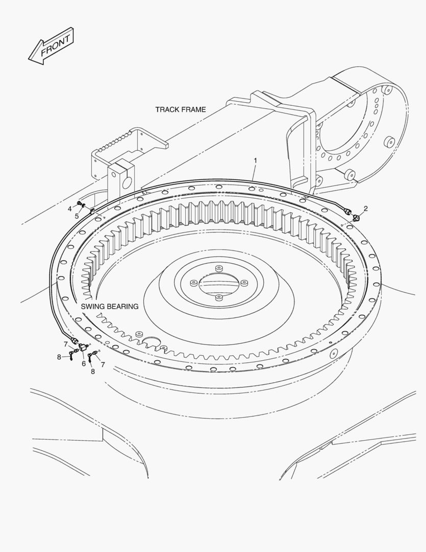 ТРУБОПРОВОД СМАЗОЧНОЙ СИСТЕМЫ