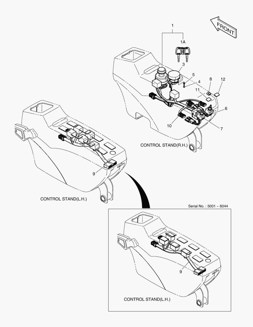 ЭЛЕКТРИЧЕСКИЕ ЗАПЧАСТИ - ПУЛЬТ УПРАВЛЕНИЯ