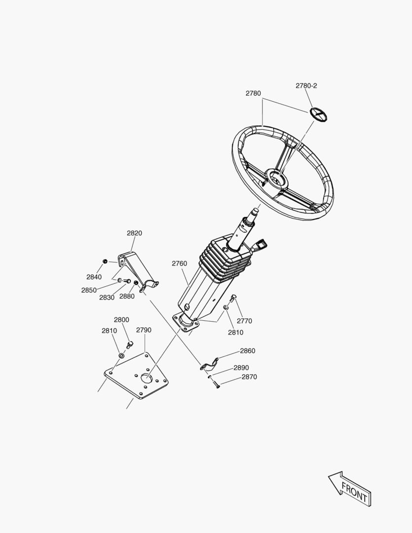 Спецтехника G305-140 STEERING COLUMN