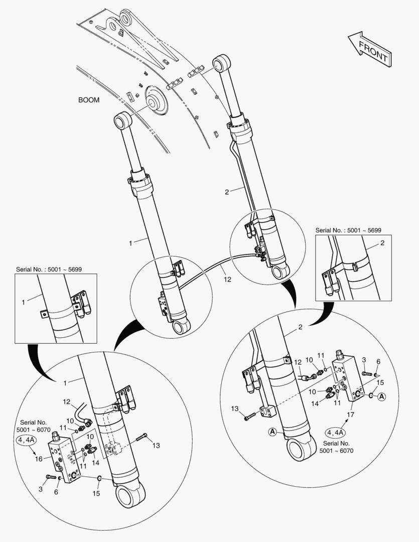 ГИДРОСИСТЕМА СТРЕЛЫ - ГИДРОЗАМОК