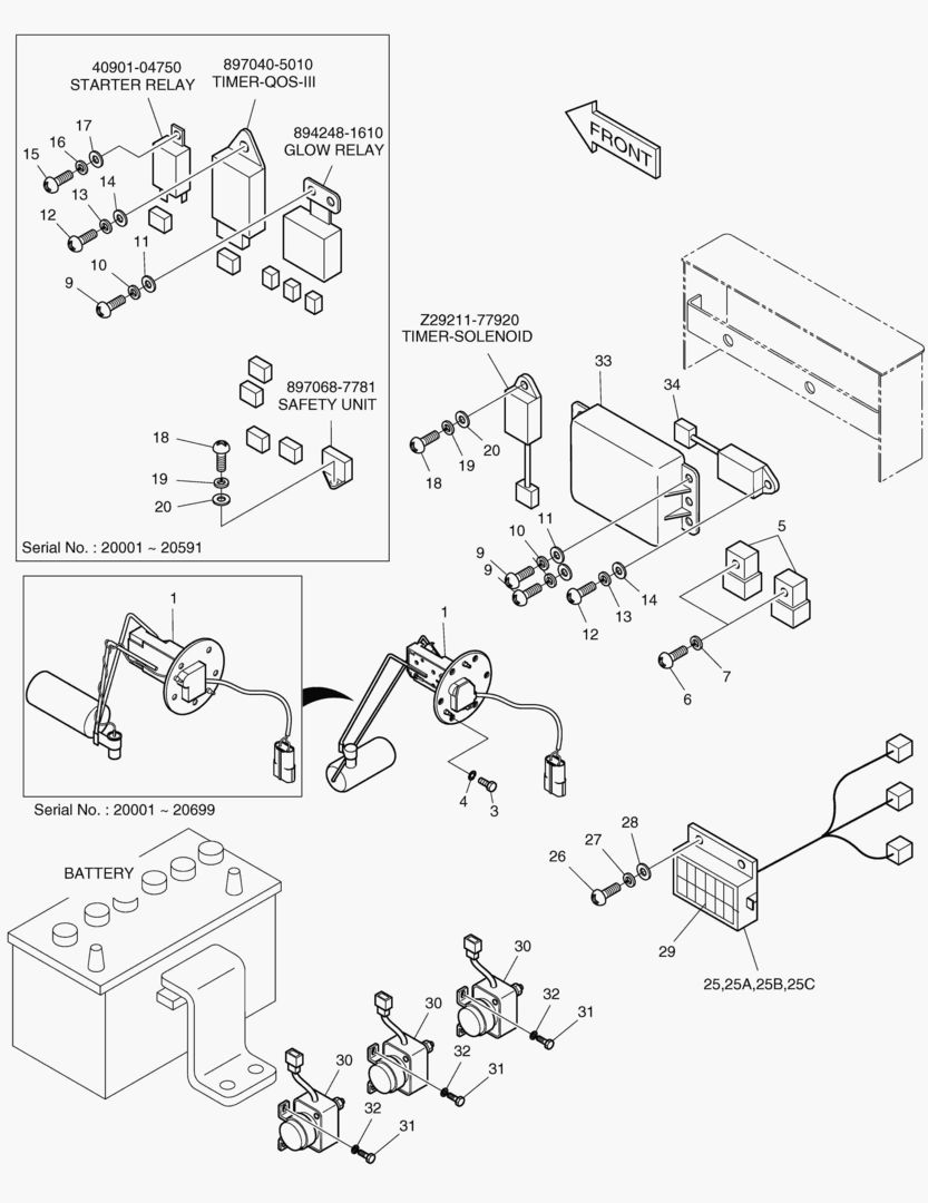 1370 ELECTRIC PARTS(4) - SENSOR & FUSE BOX