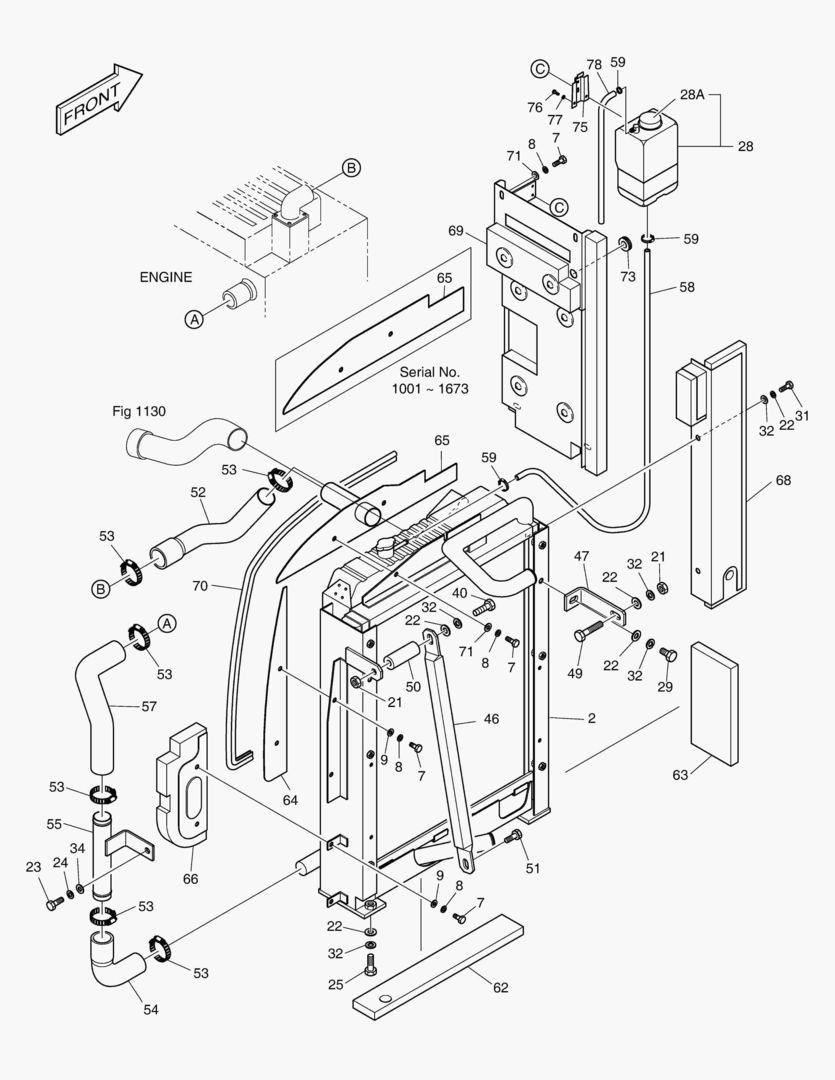 МОНТАЖ ДВИГАТЕЛЯ(2)-РАДИАТОР
