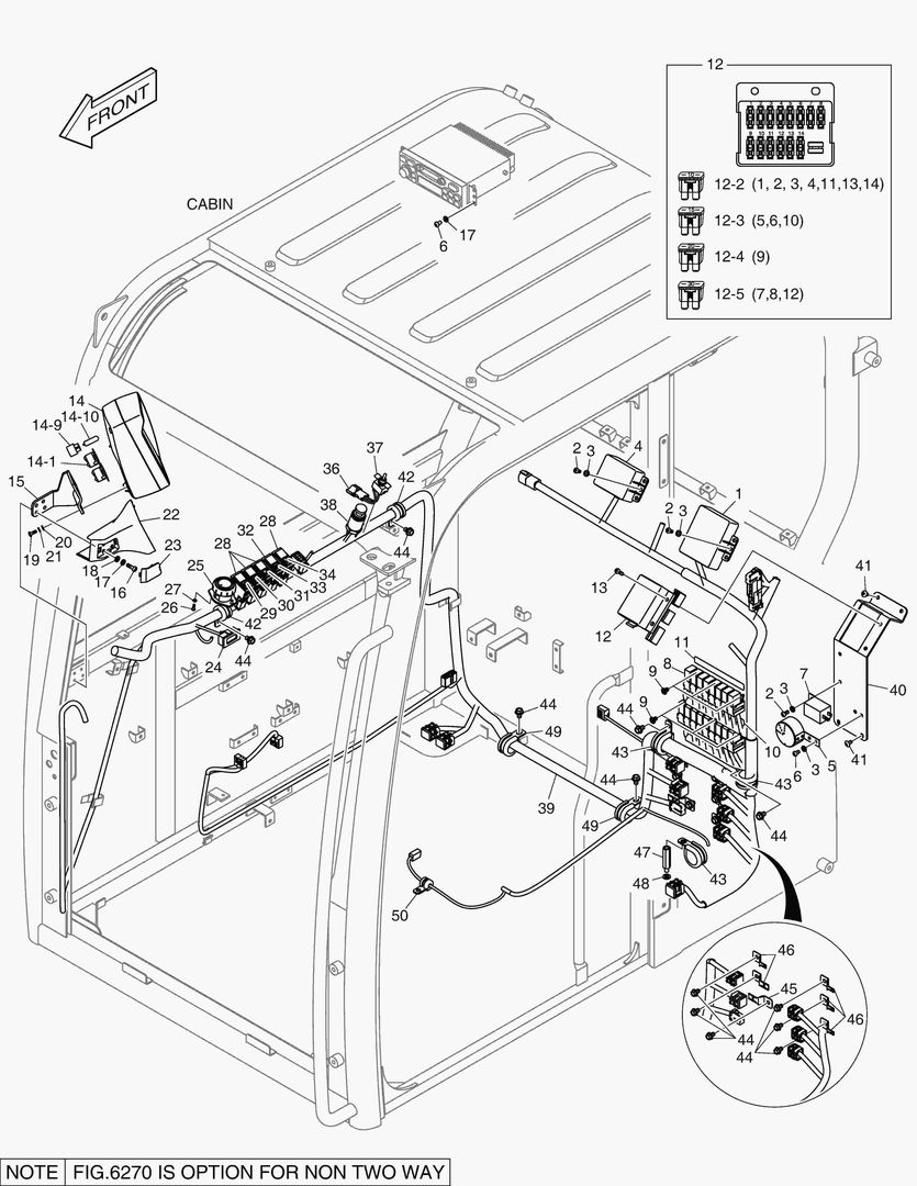 6270 ELECTRIC PARTS - CABIN
