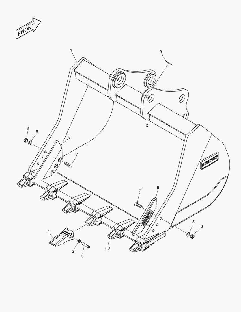 7480 BUCKET ASSВґY - 1.75mВі - G CLASS