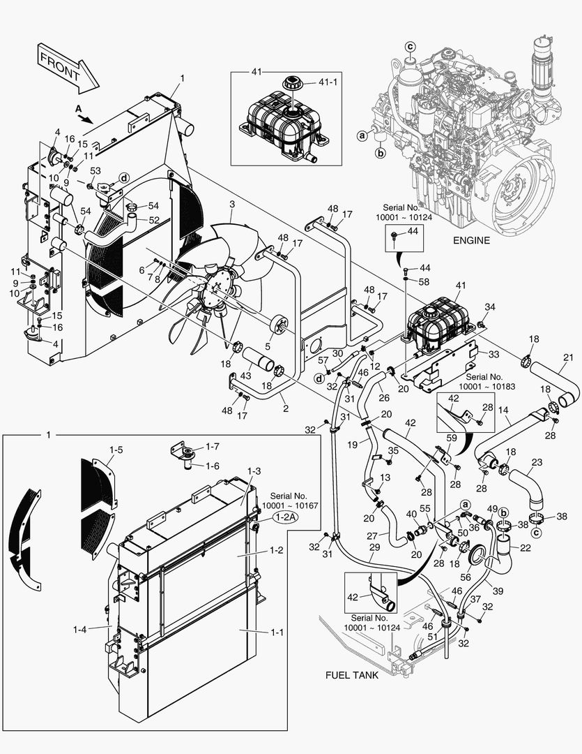 Схема ТУБОПРОВОД МАСЛЯНОГО РАДИАТОРА (1)