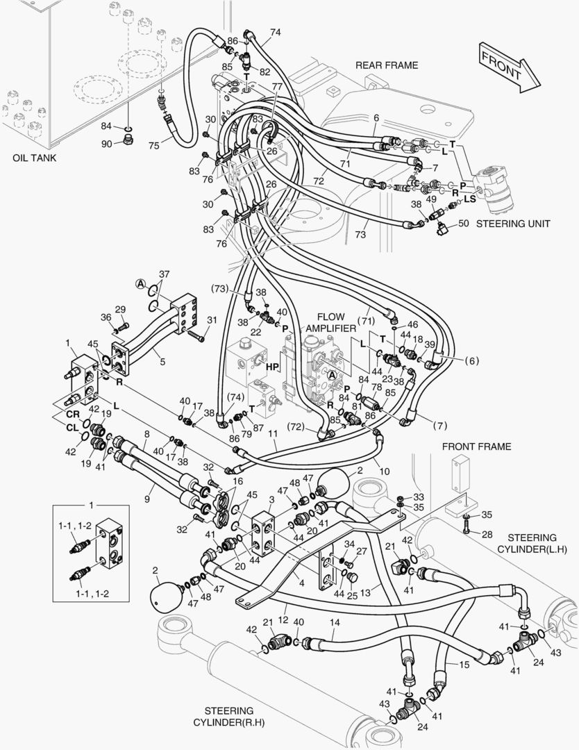 ПАТРУБКИ РУЛЕВОГО УПРАВЛЕНИЯ