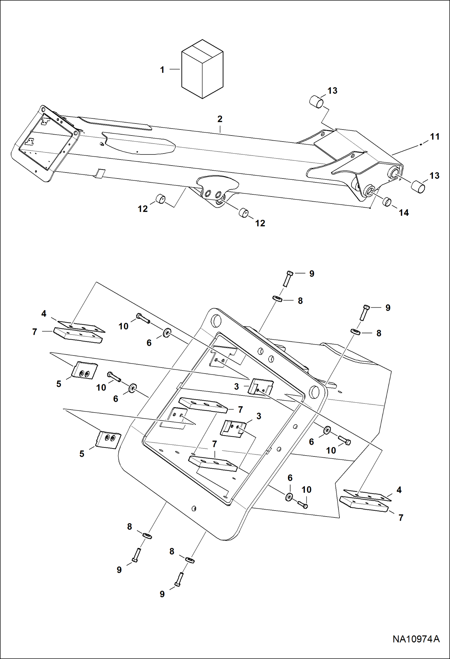 НЕПОДВИЖНАЯ СТРЕЛА (ЗАМЕНА) (СЕРИЙНЫЙ НОМЕР 366311001 И ВЫШЕ, 366611001 И ВЫШЕ)