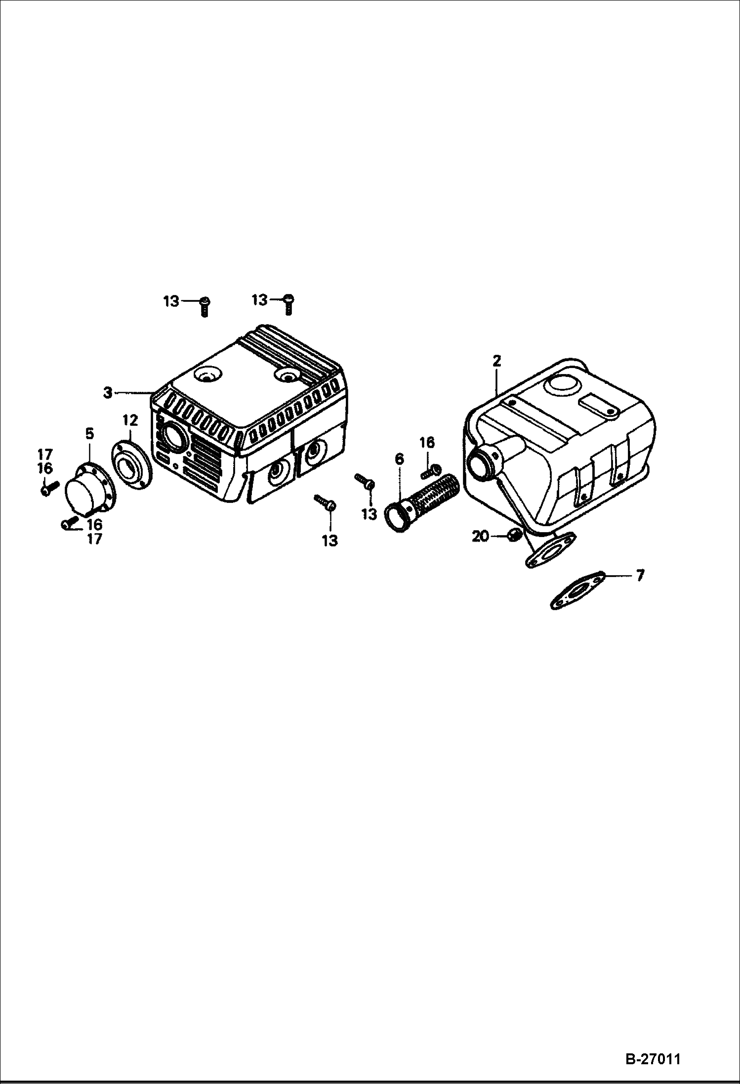 ДВИГАТЕЛЬ (ГЛУШИТЕЛЬ) BC15