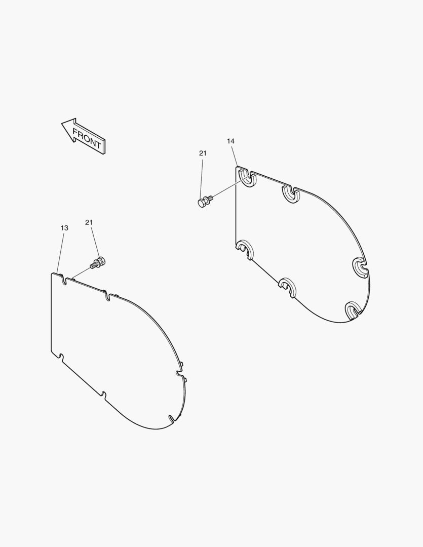 КРЫШКА ТРУБОПРОВОДА ХОДА