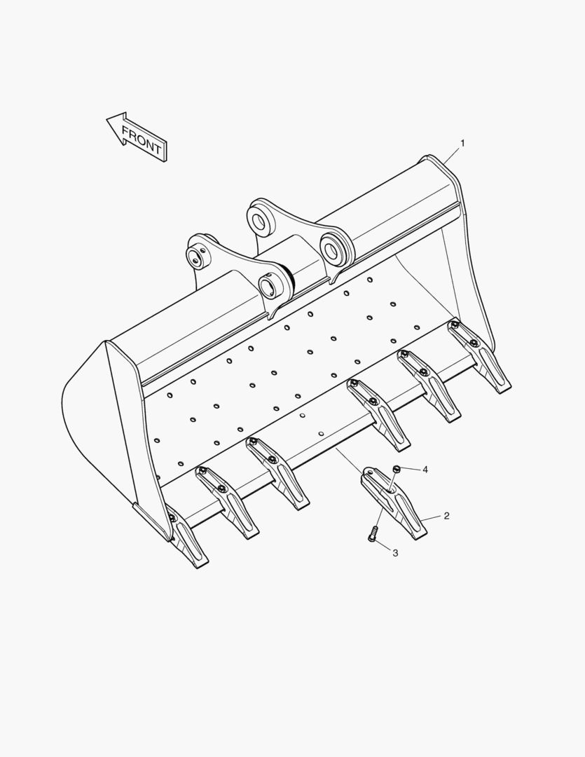 6780 BUCKET ASS`Y - 0.54mВі - DITCH CLEANING