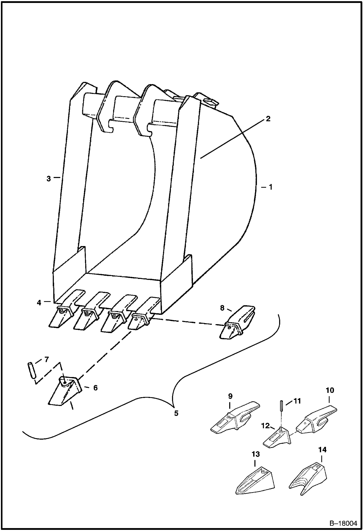 КОВШ (УСТАНОВЛЕН СМЕННЫЙ)(337,341)