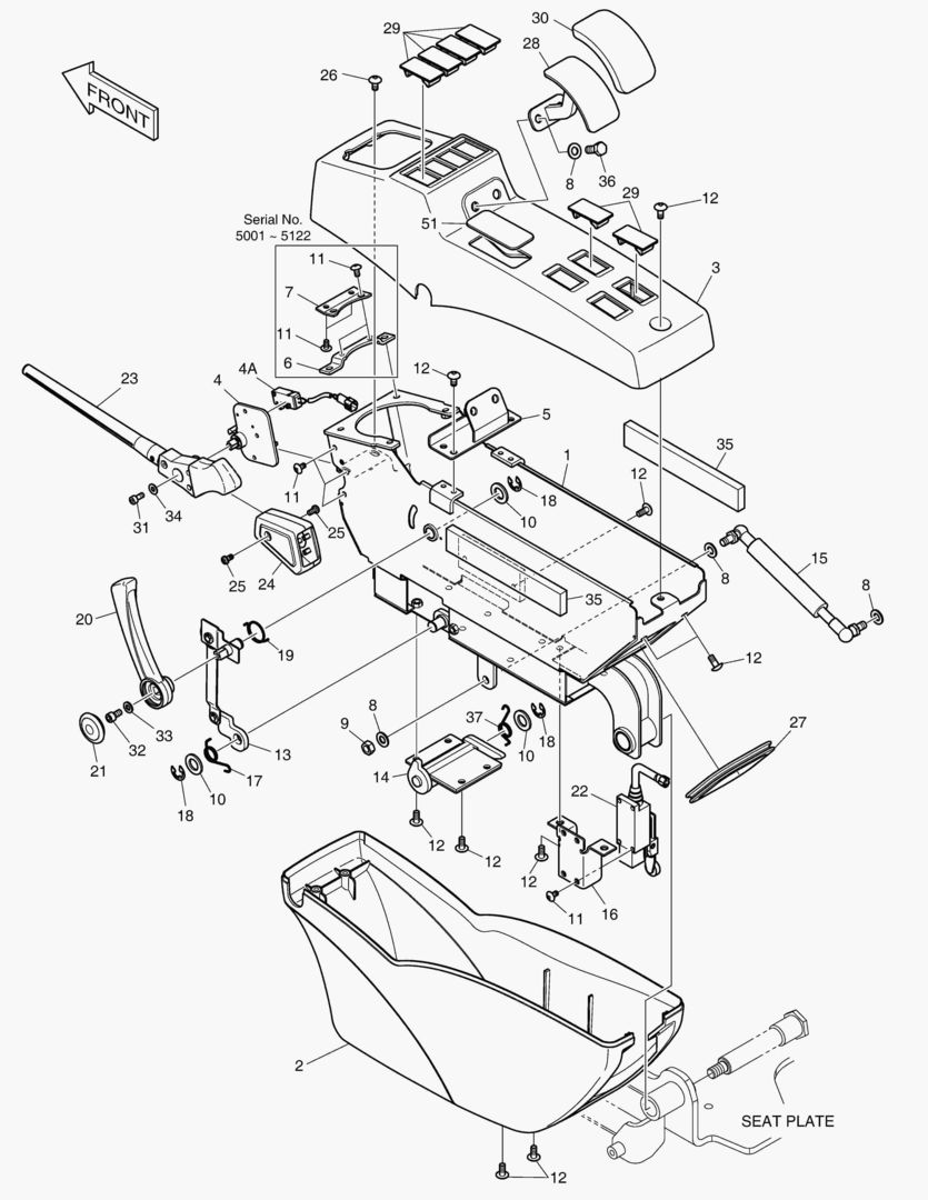 ПУЛЬТ УПРАВЛЕНИЯ - ЛЕВОСТОРОННИЙ