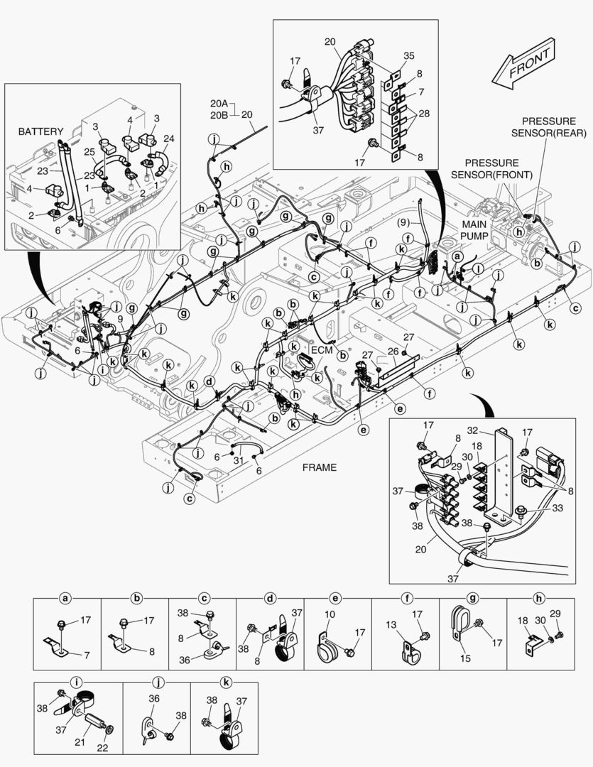 1901 ELECTRIC PARTS - WIRING HARNESS [5108~]