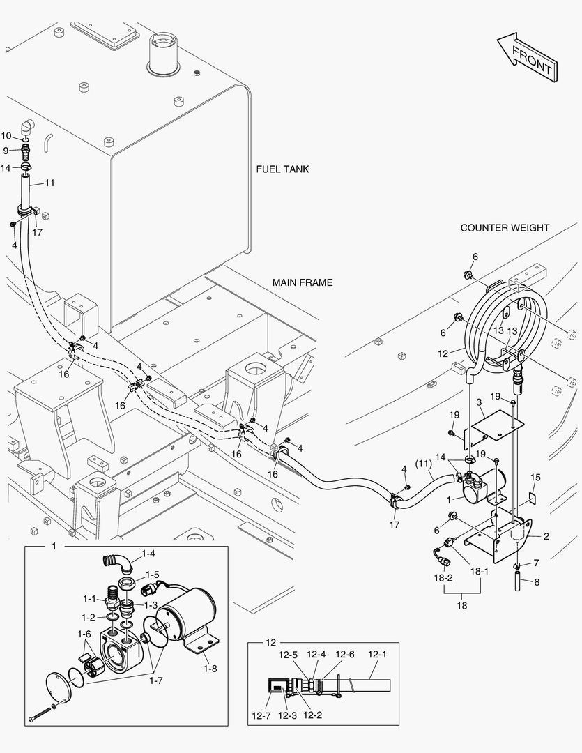 Спецтехника 6120 FUEL FILLER PUMP [1001~1019] - главное фото