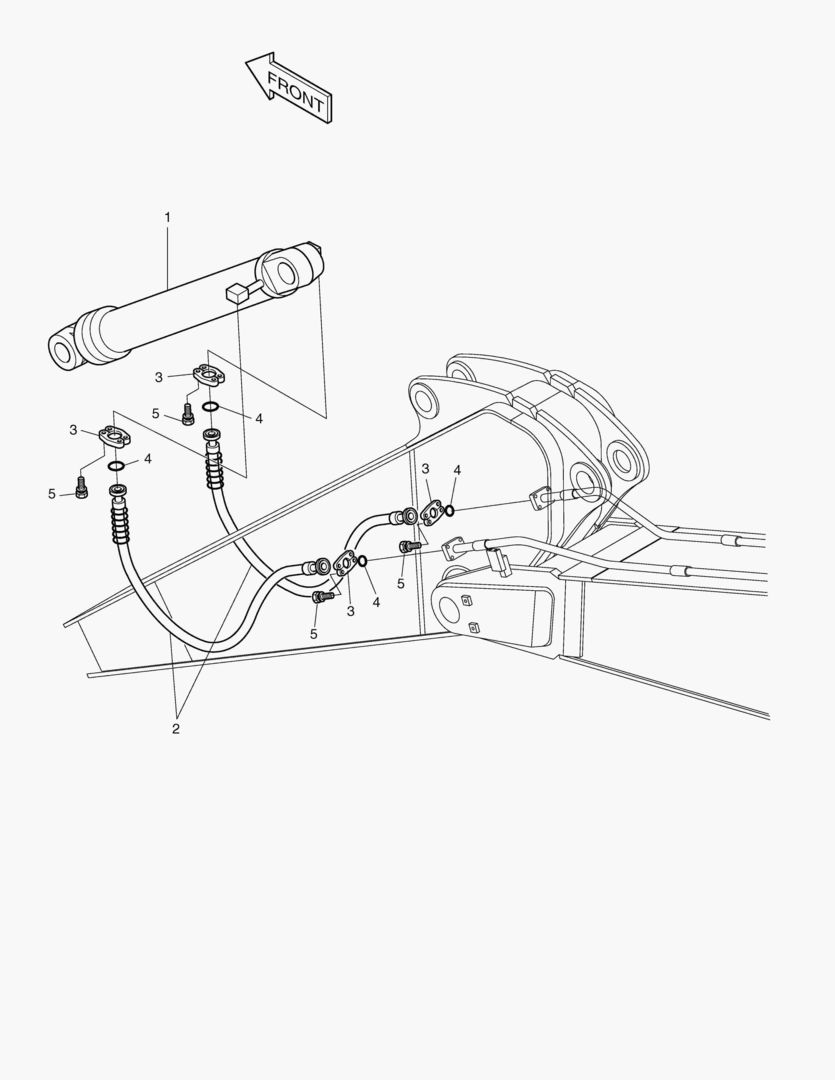 ГИДРОСИСТЕМА РУКОЯТИ-2.9 м