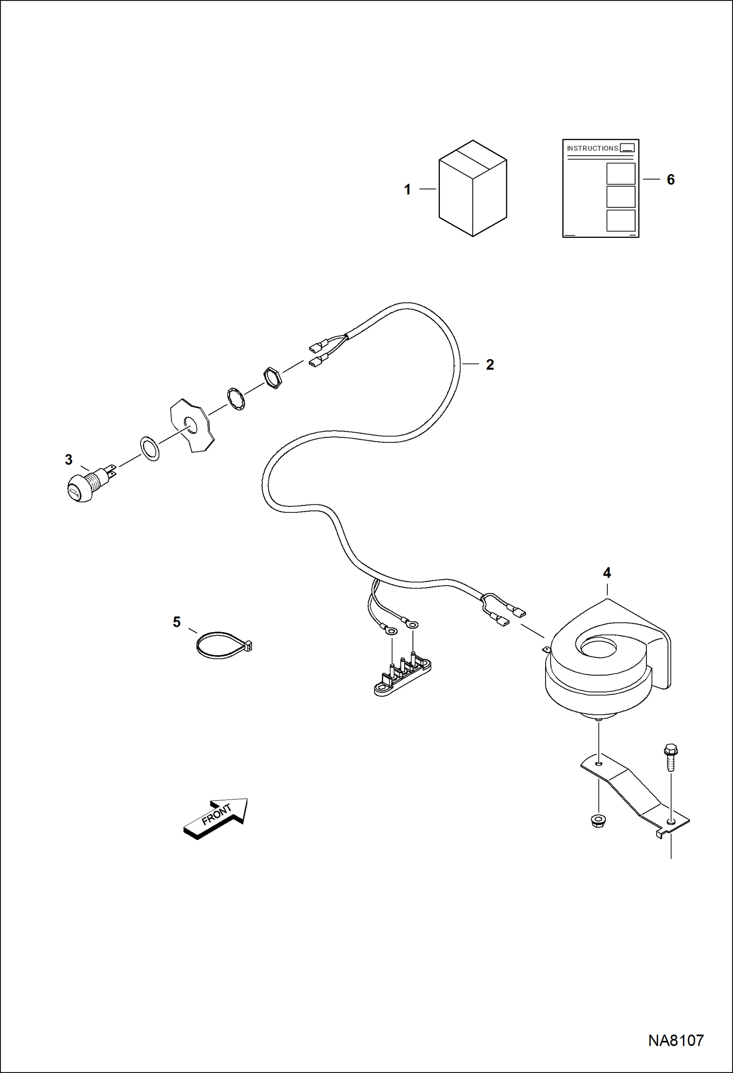 Схема КОМПЛЕКТ КЛАКСОНОВ