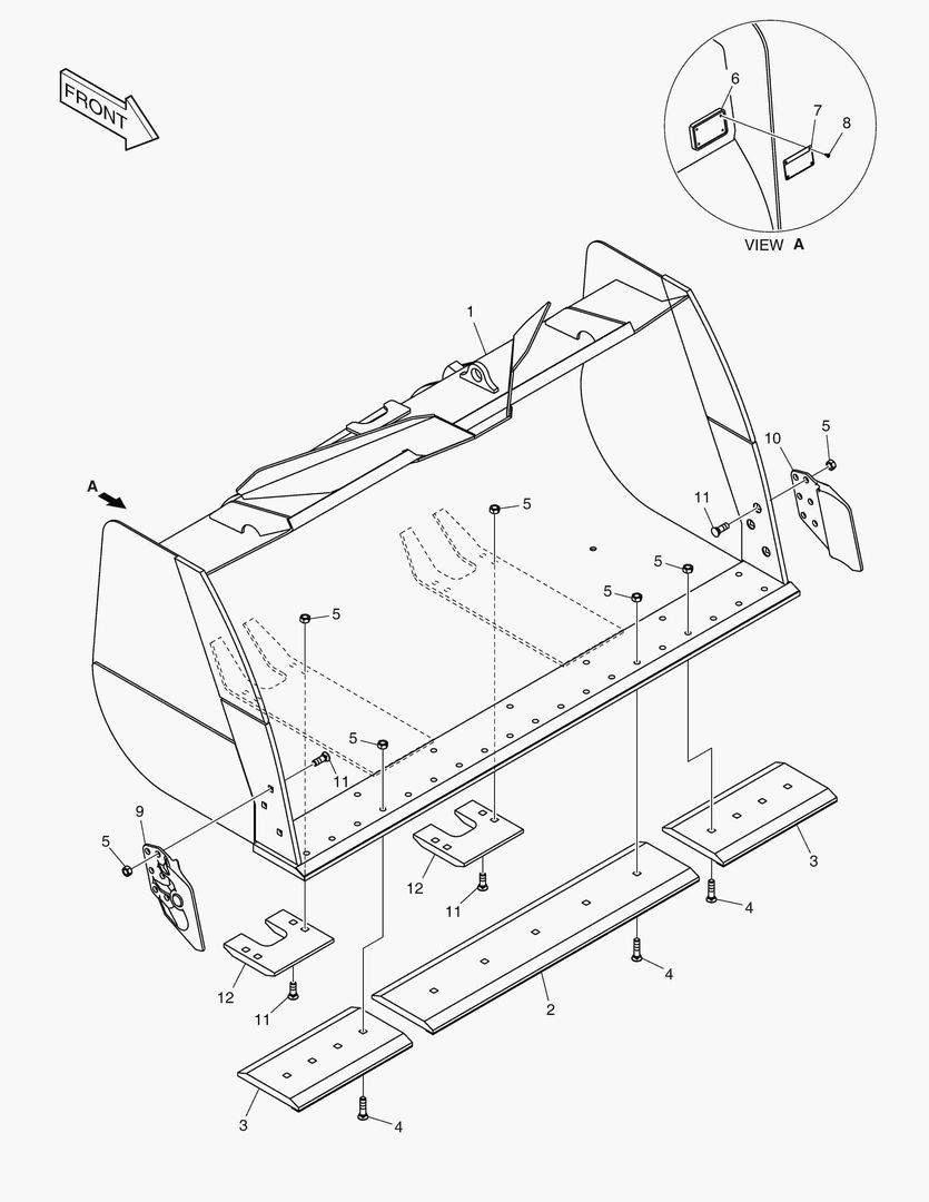 5340 BUCKET-3.5гЋҐ - CUTTING EDGE(WC,MH)