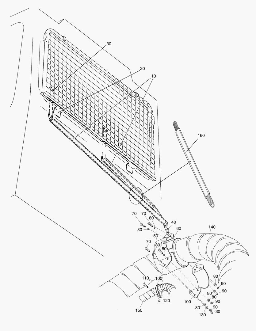 G310-10 HOSE HOLDER
