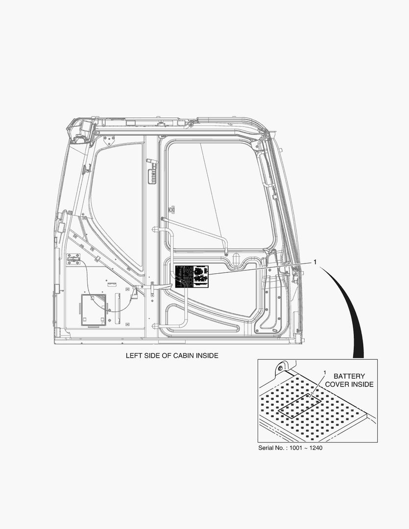 ПРЕДУПРЕЖДАЮЩАЯ ТАБЛИЧКА - СМАЗКА(ШАРНИРНЫЙ)(ЭКСПОРТИРУЕМОЕ ОБОРУДОВАНИЕ)