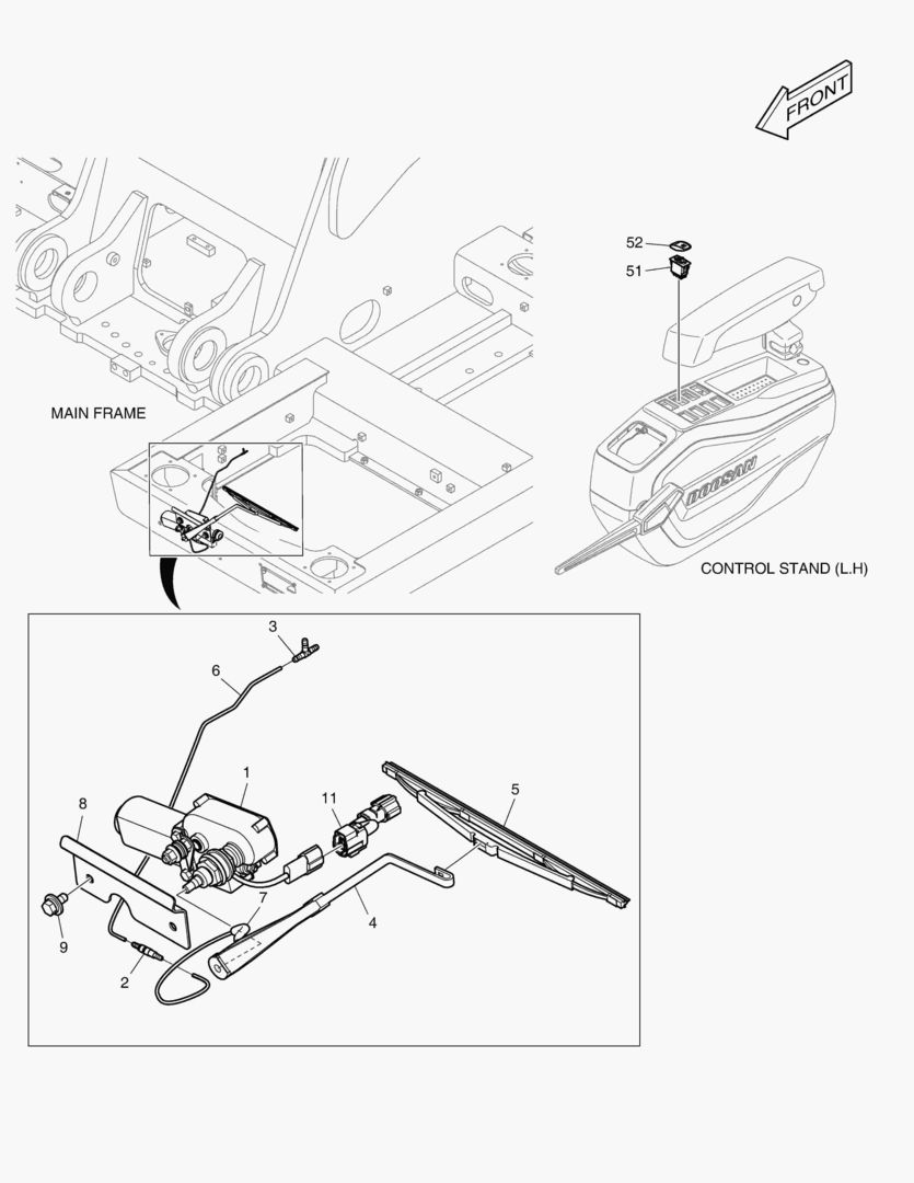 СТЕКЛООЧИСТИТЕЛЬ НИЖНЕГО СТЕКЛА