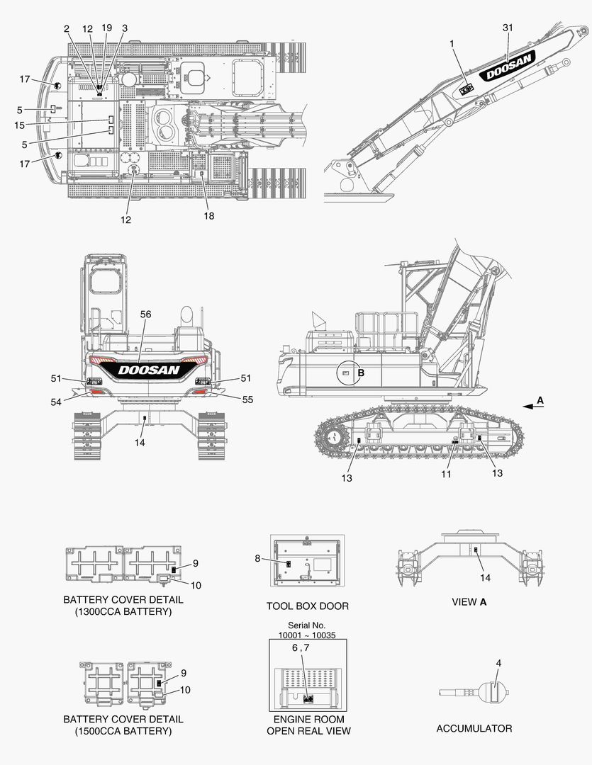 ПРЕДУПРЕЖДАЮЩАЯ ТАБЛИЧКА - ВНЕШНЯЯ ЧАСТЬ