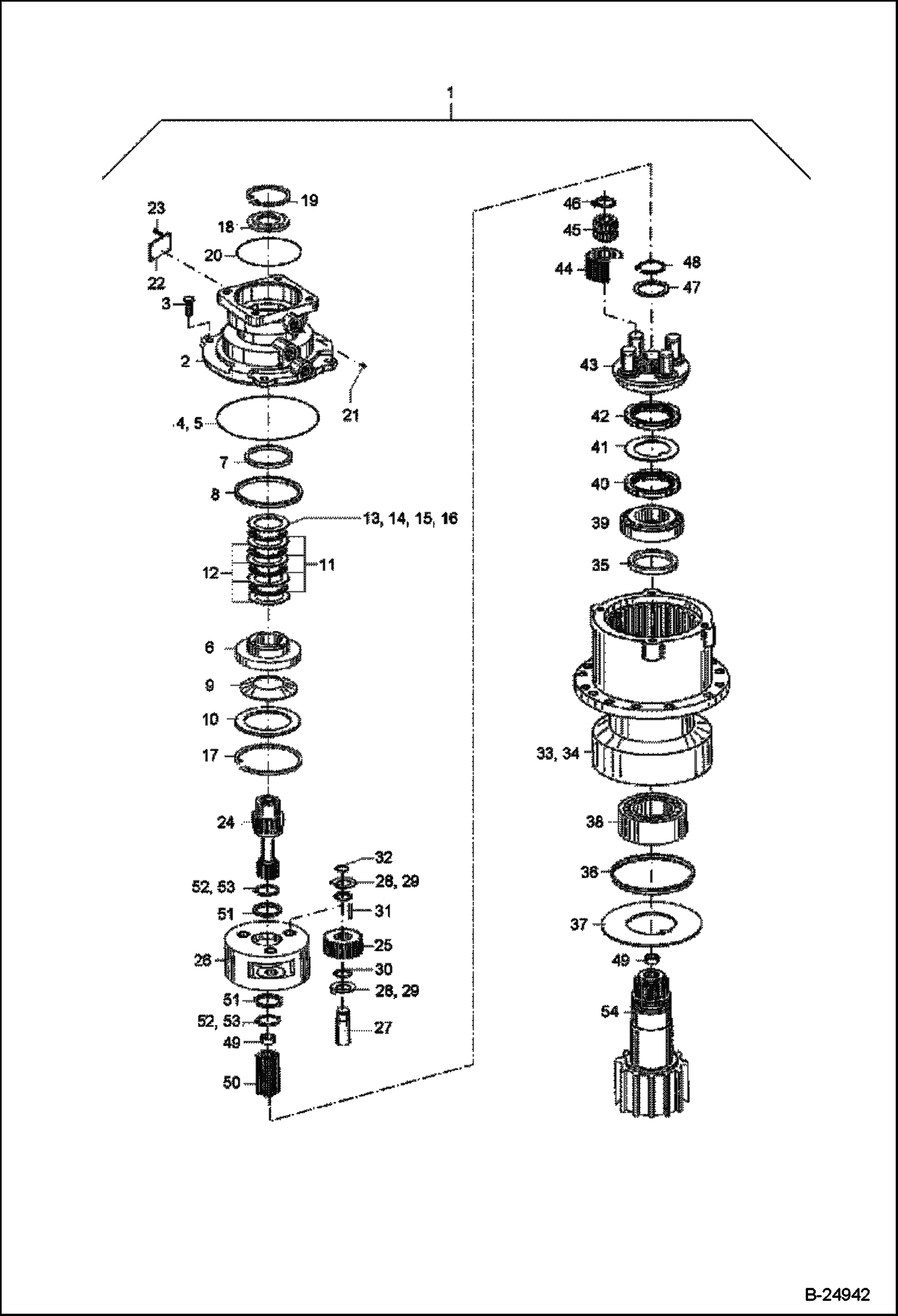 Схема ПОВОРОТНЫЙ МЕХАНИЗМ