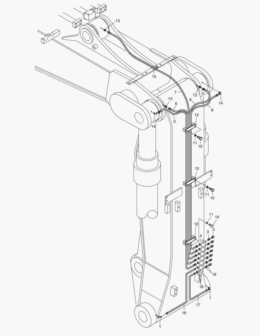 7400 FRONT LUBRICATION PIPING-ARTI.BOOM [1034~]