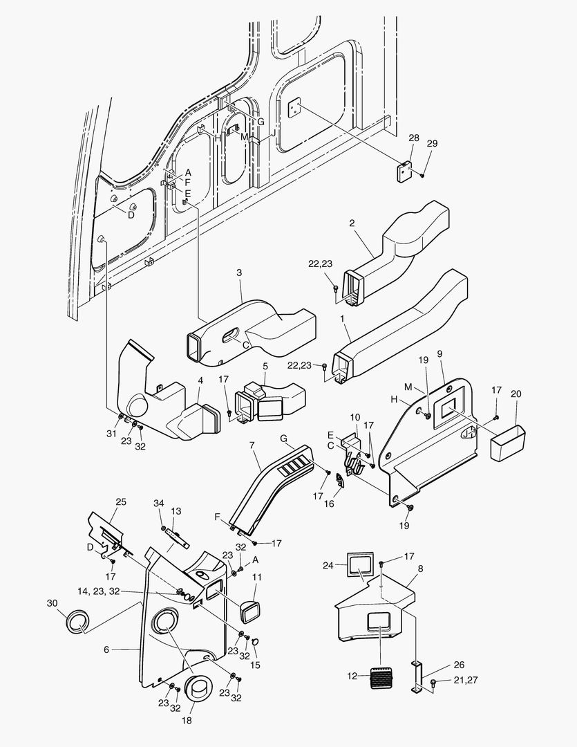 КРЫШКА ТРУБОПРОВОДА В СБОРЕ