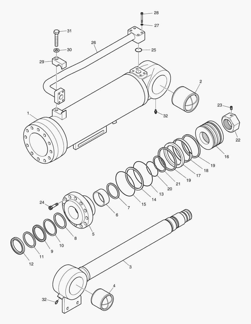 Спецтехника 3511 BUCKET CYLINDER [10185~]