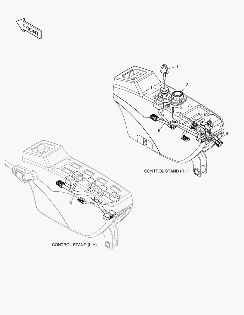 ЭЛЕКТРИЧЕСКИЕ ЗАПЧАСТИ - ПУЛЬТ УПРАВЛЕНИЯ