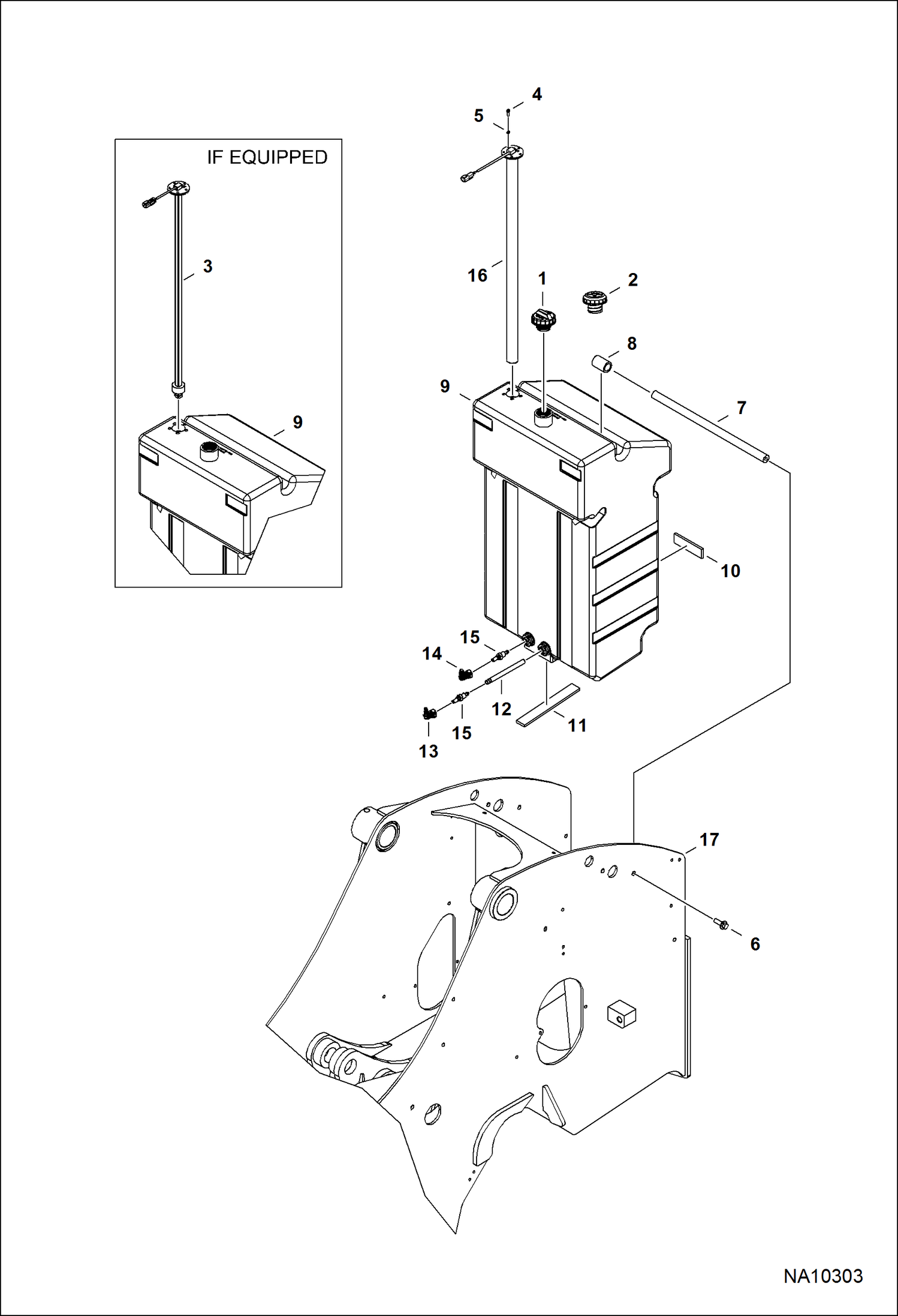 Схема ТОПЛИВНЫЙ БАК