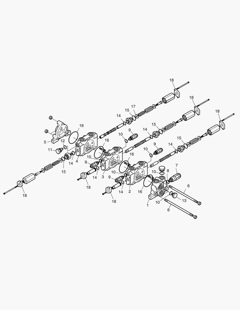 РЕГУЛИРУЮЩИЙ КЛАПАН(3-КАТУШКИ)